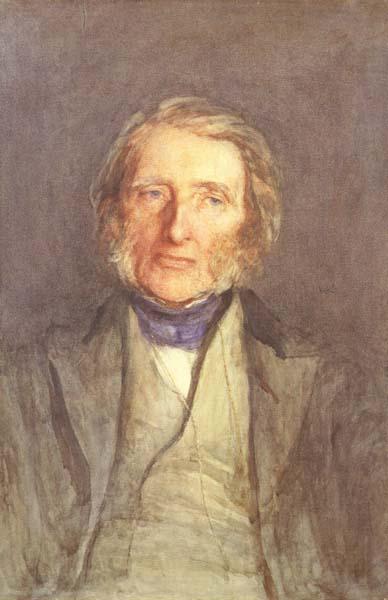 Sir Hubert von Herkomer,RA,RWS Portrait of john Ruskin (mk46) Germany oil painting art